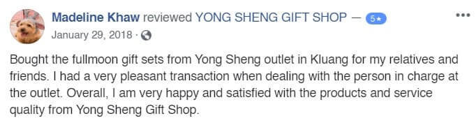 Yong Sheng Testimonial Yong Sheng Gift Shop