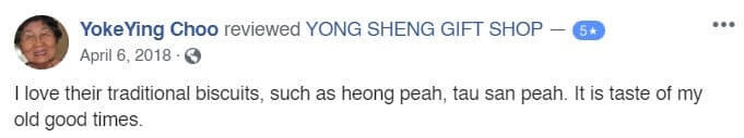 Yong Sheng Testimonial Yong Sheng Gift Shop