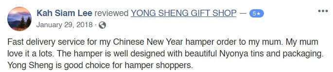 Yong Sheng Testimonial Yong Sheng Gift Shop