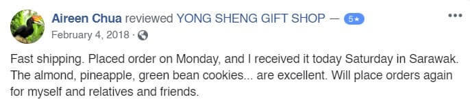 Yong Sheng Testimonial Yong Sheng Gift Shop